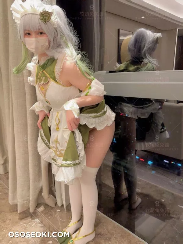 软萌兔兔酱 - Maid Nahida - Photo 9