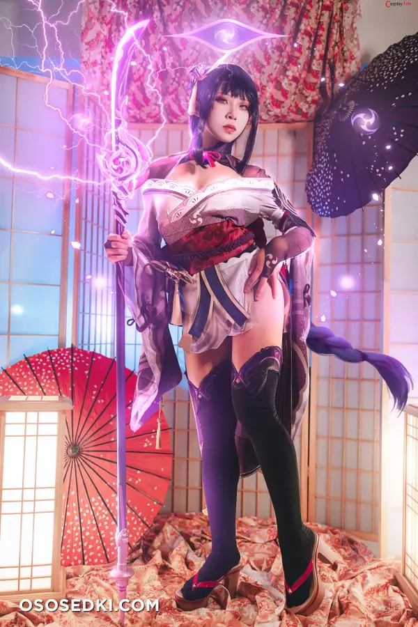 Tokar 浵卡 (laurus0711) cosplay Raiden Shogun - Genshin Impact - Photo 2