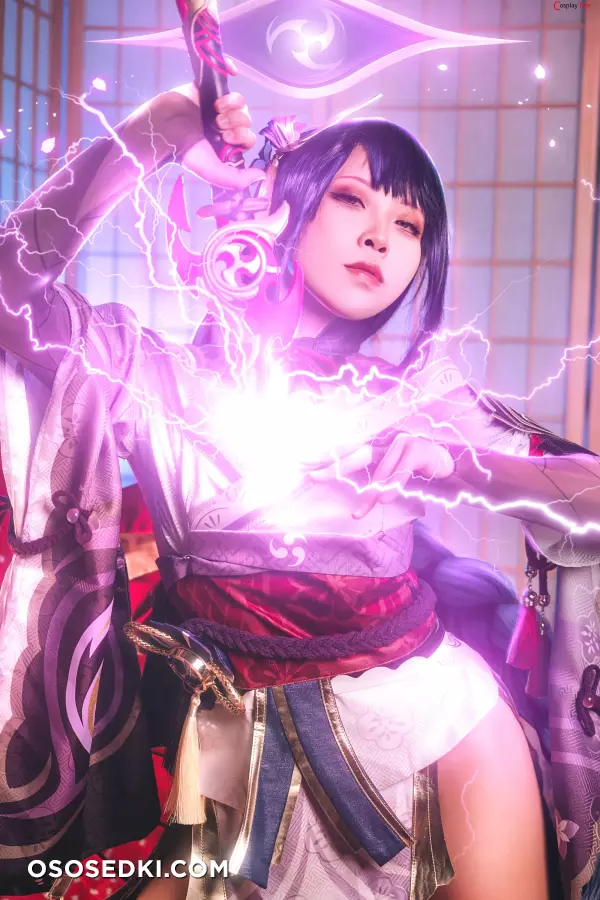 Tokar 浵卡 (laurus0711) cosplay Raiden Shogun - Genshin Impact - Photo 4