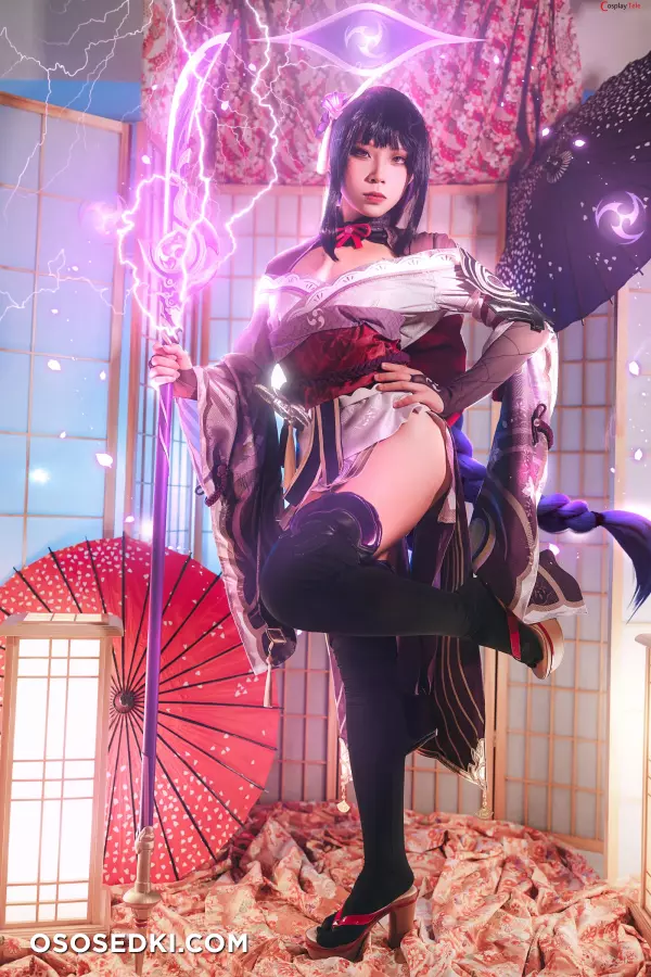 Tokar 浵卡 (laurus0711) cosplay Raiden Shogun - Genshin Impact - Photo 6