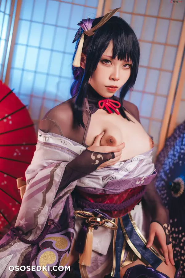 Tokar 浵卡 (laurus0711) cosplay Raiden Shogun - Genshin Impact - Photo 9