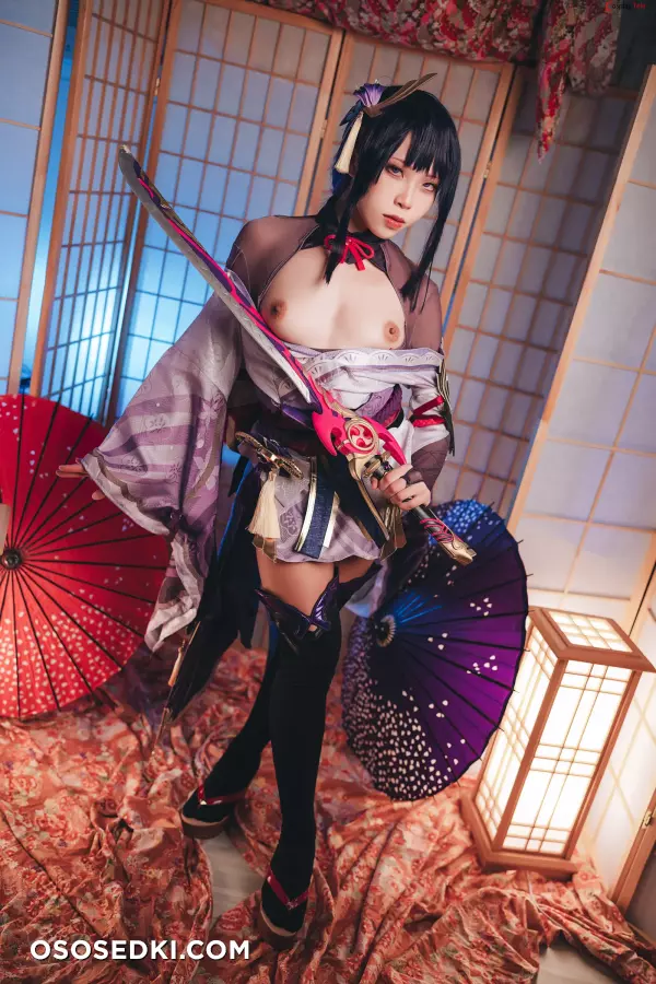 Tokar 浵卡 (laurus0711) cosplay Raiden Shogun - Genshin Impact - Photo 24