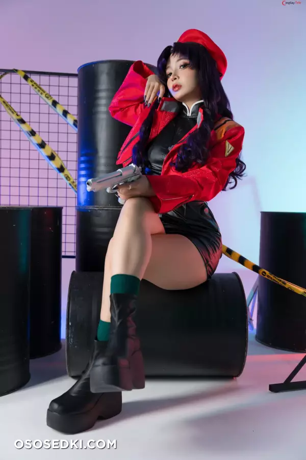 Umeko J cosplay Misato Katsuragi - Evangelion - Photo 34