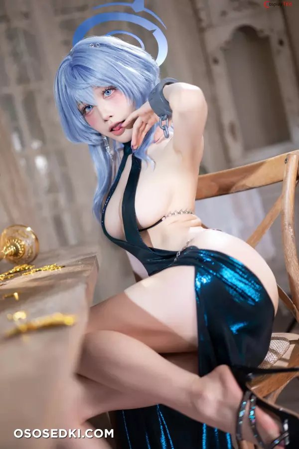 水淼Aqua cosplay Amau Ako - Blue Archive - Photo 78