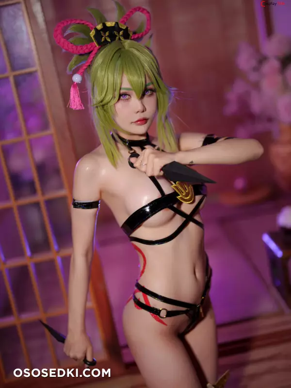 Joyce (Joyce Lin2x) cosplay Kuki Shinobu - Genshin Impact - Photo 7