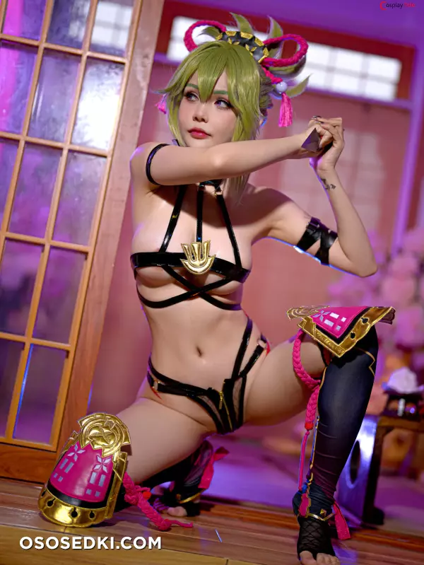 Joyce (Joyce Lin2x) cosplay Kuki Shinobu - Genshin Impact - Photo 19