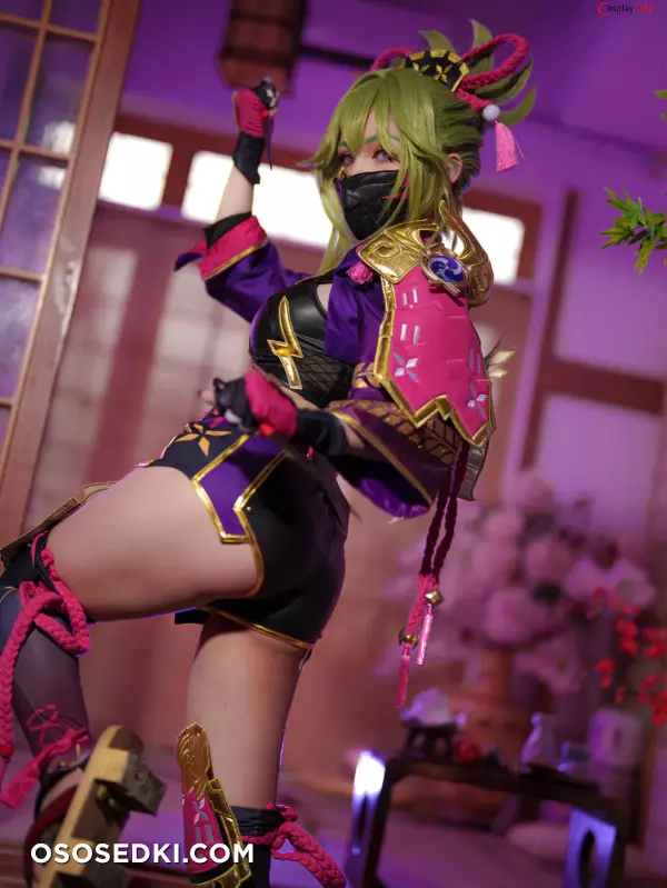 Joyce (Joyce Lin2x) cosplay Kuki Shinobu - Genshin Impact - Photo 23