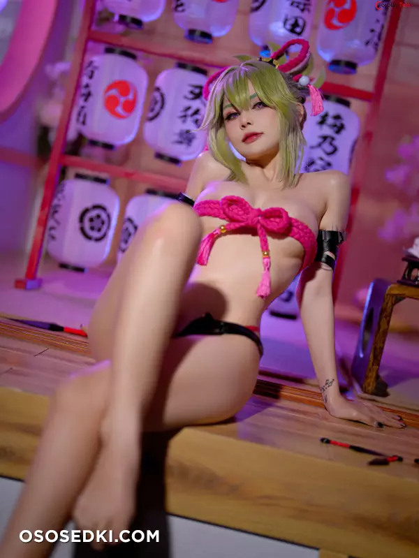 Joyce (Joyce Lin2x) cosplay Kuki Shinobu - Genshin Impact - Photo 33