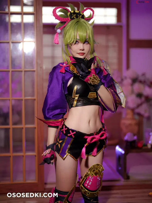Joyce (Joyce Lin2x) cosplay Kuki Shinobu - Genshin Impact - Photo 34