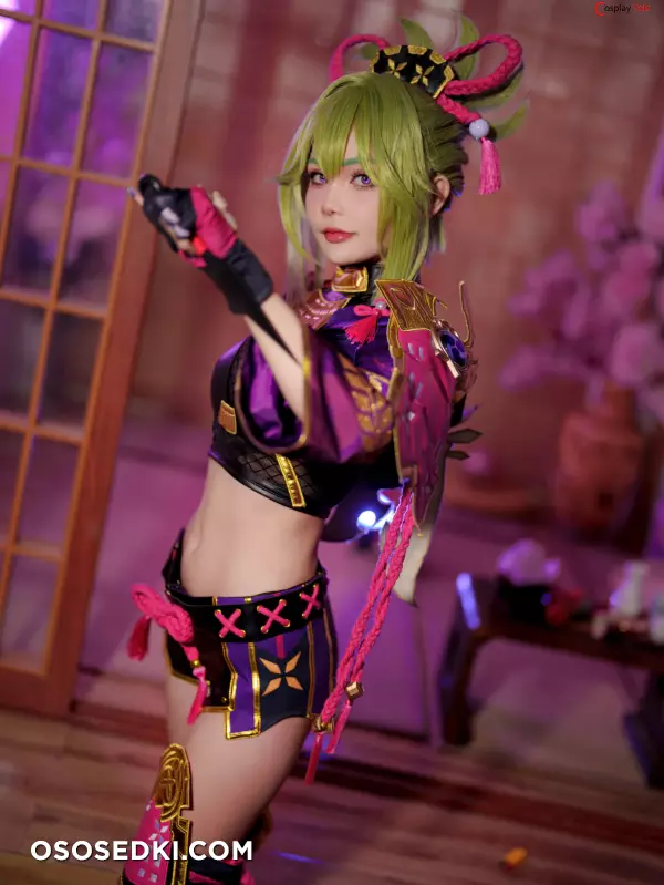 Joyce (Joyce Lin2x) cosplay Kuki Shinobu - Genshin Impact - Photo 43