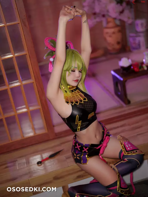 Joyce (Joyce Lin2x) cosplay Kuki Shinobu - Genshin Impact - Photo 46