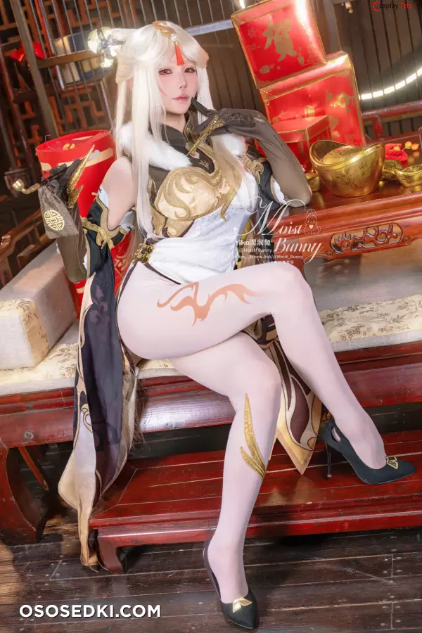 咬一口兔娘ovo (Yaokoututu) cosplay Ningguang - Genshin Impact - Photo 5