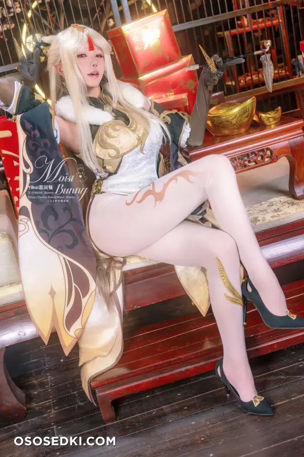 咬一口兔娘ovo (Yaokoututu) cosplay Ningguang - Genshin Impact - Photo 7