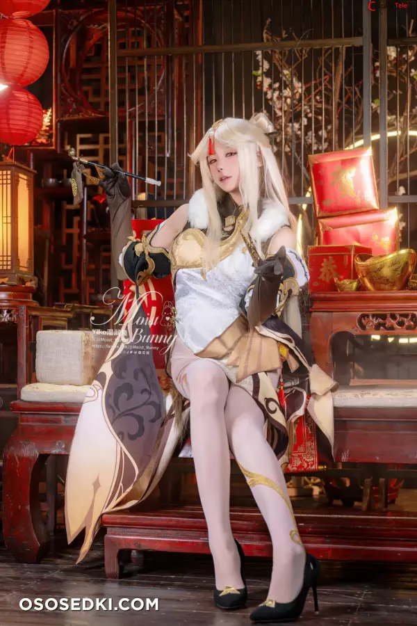 咬一口兔娘ovo (Yaokoututu) cosplay Ningguang - Genshin Impact - Photo 8