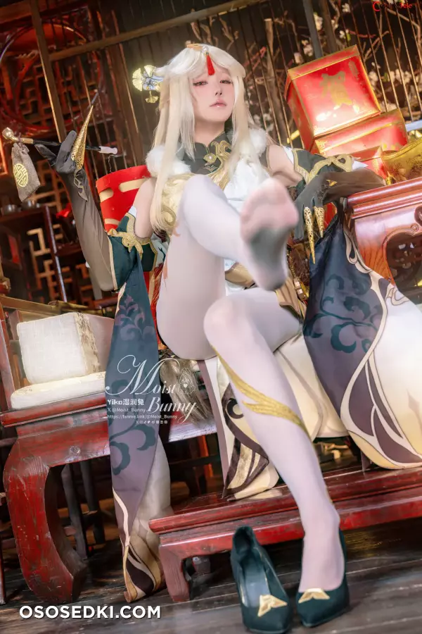 咬一口兔娘ovo (Yaokoututu) cosplay Ningguang - Genshin Impact - Photo 11