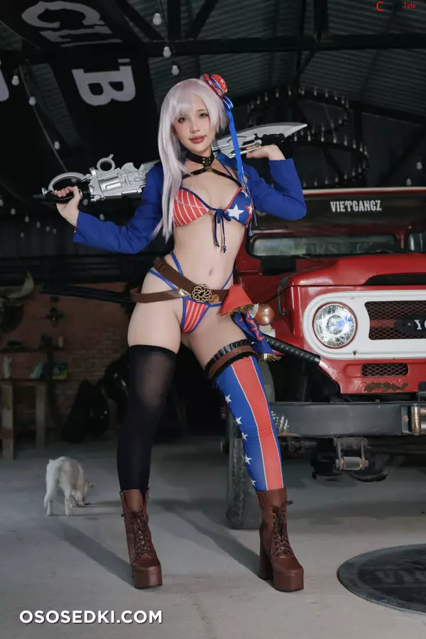 Puypuy プィプィ (Puypuychan) cosplay Miyamoto Musashi Berserker - Fate/Grand Order - Photo 1