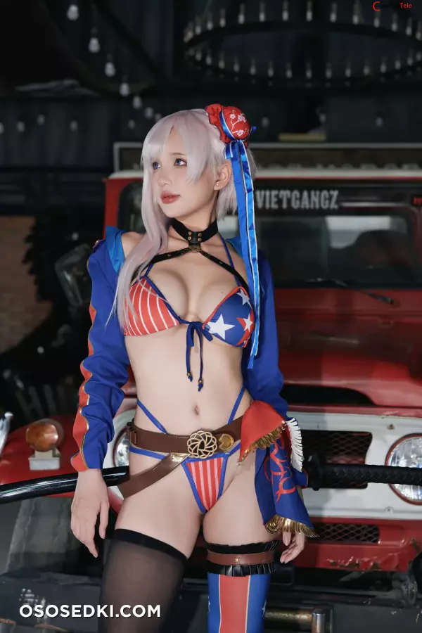 Puypuy プィプィ (Puypuychan) cosplay Miyamoto Musashi Berserker - Fate/Grand Order - Photo 13