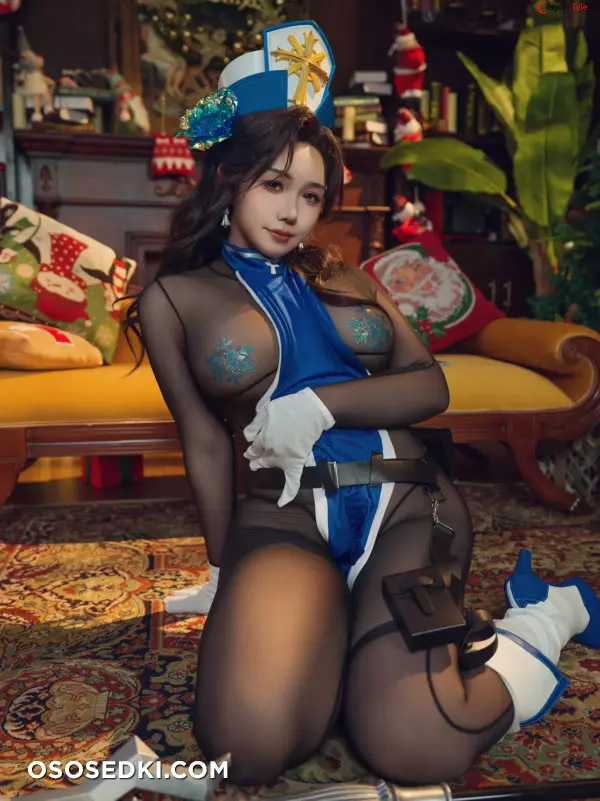麻花麻花酱 (Mahua Mahuajiang) cosplay Maiden Ice Rose - NIKKE - Photo 13