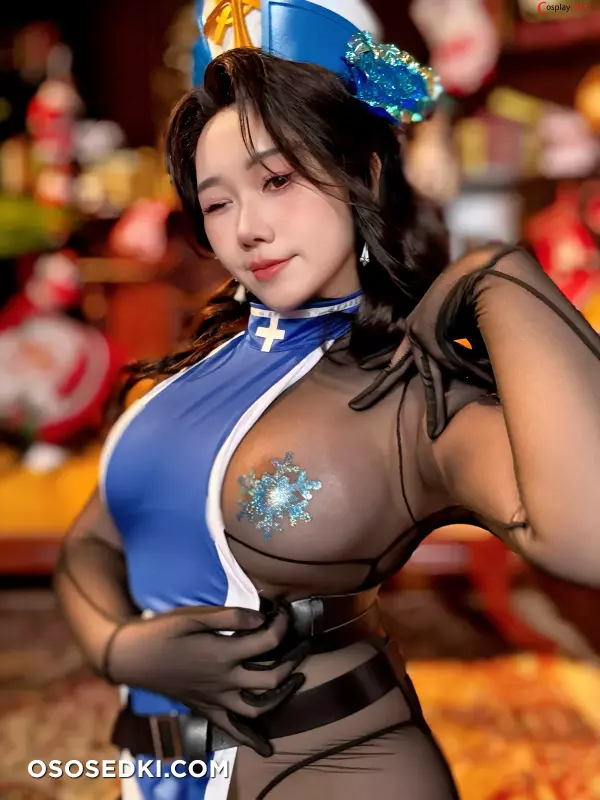 麻花麻花酱 (Mahua Mahuajiang) cosplay Maiden Ice Rose - NIKKE - Photo 16