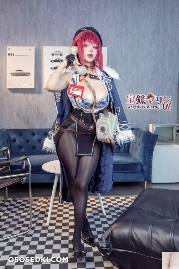 Welfare Girl Byoru "Byoru – Houshou Marine OL" VIP Exclusive Full [76P] - Photo 45