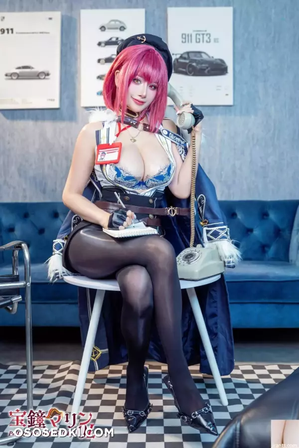Welfare Girl Byoru "Byoru – Houshou Marine OL" VIP Exclusive Full [76P] - Photo 77