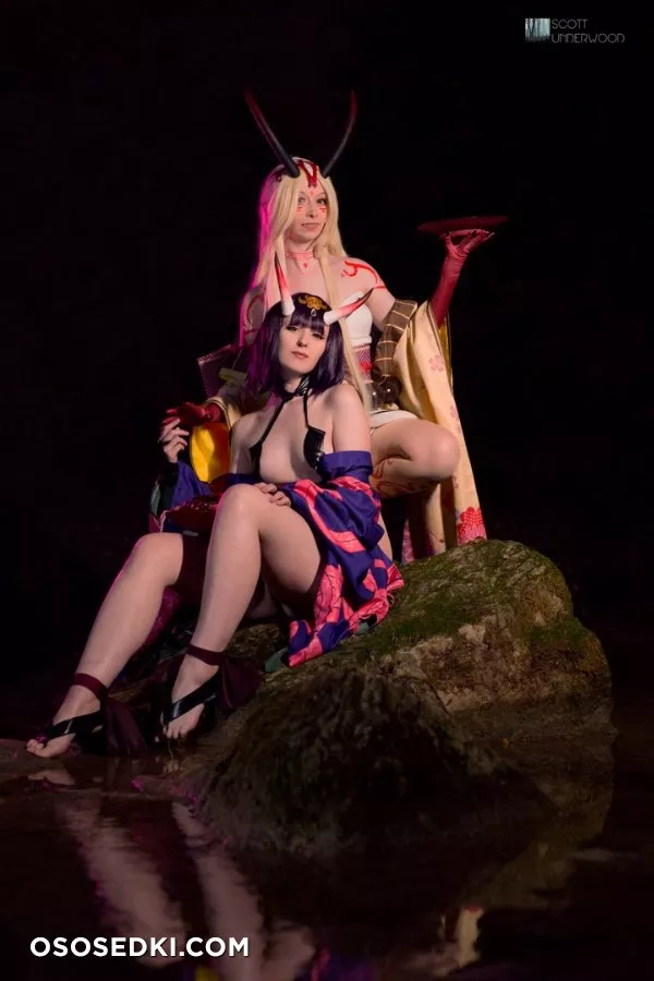 AmamiMisa & Onbluesnow - Cosplay Ibaraki & Shuten - Photo 6