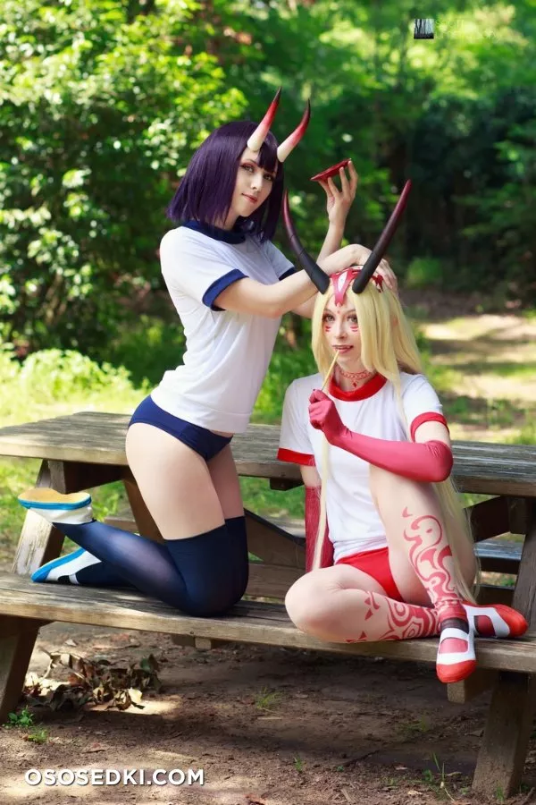 AmamiMisa & Onbluesnow - Cosplay Ibaraki & Shuten - Photo 12
