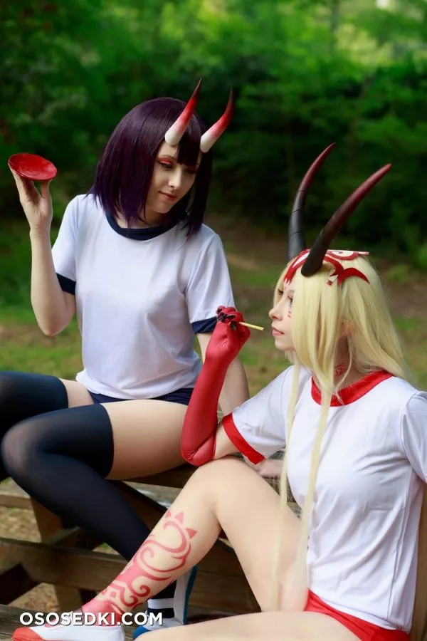 AmamiMisa & Onbluesnow - Cosplay Ibaraki & Shuten - Photo 13