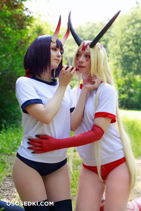AmamiMisa & Onbluesnow - Cosplay Ibaraki & Shuten - Photo 16