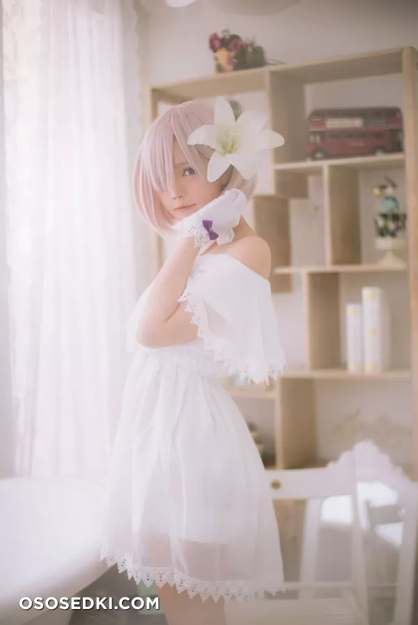 [Miu] Mashu White Dress - Photo 1