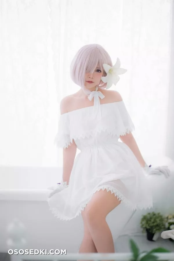 [Miu] Mashu White Dress - Photo 2
