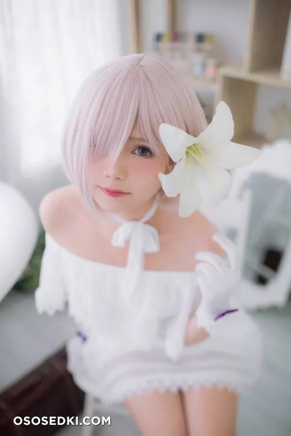 [Miu] Mashu White Dress - Photo 4
