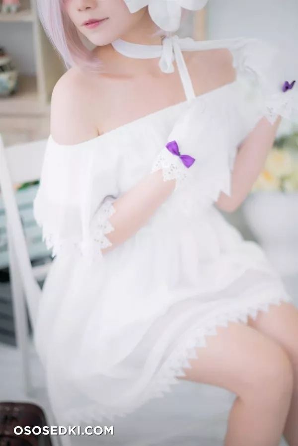 [Miu] Mashu White Dress - Photo 6
