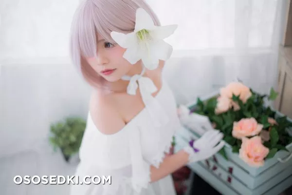 [Miu] Mashu White Dress - Photo 15