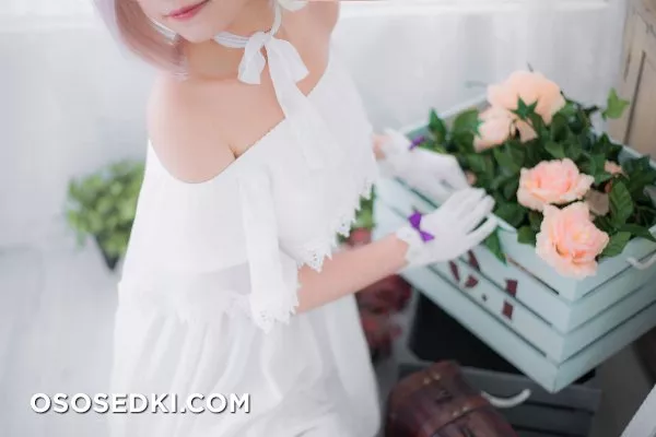 [Miu] Mashu White Dress - Photo 16