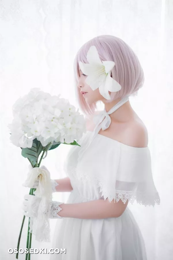 [Miu] Mashu White Dress - Photo 17