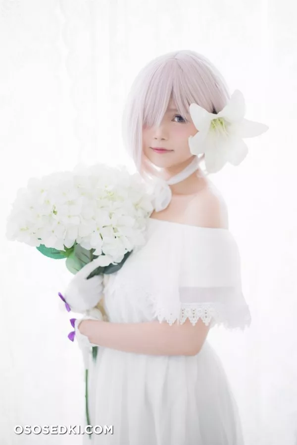 [Miu] Mashu White Dress - Photo 18