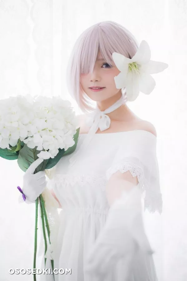 [Miu] Mashu White Dress - Photo 19