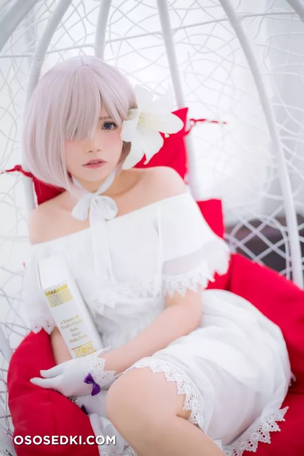 [Miu] Mashu White Dress - Photo 24