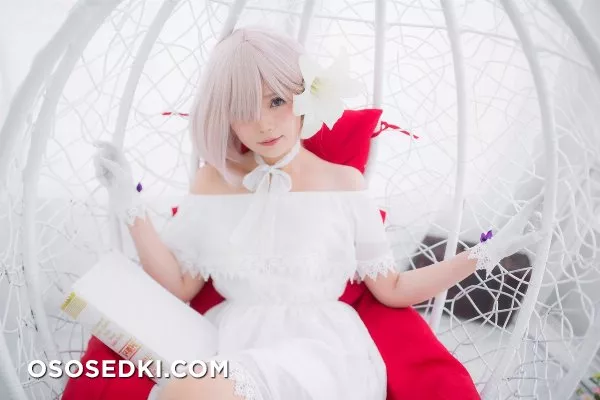 [Miu] Mashu White Dress - Photo 25