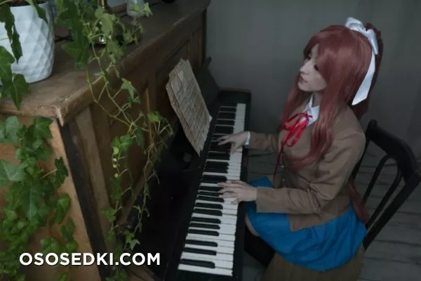Monika from Doki Doki literature club - Photo 1
