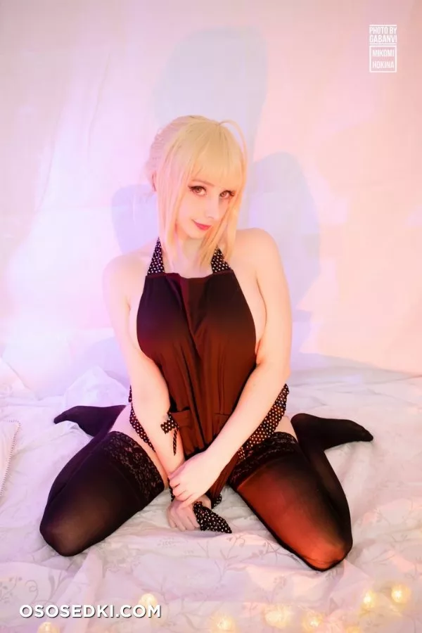 Mikomi Hokina - Saber apron cosplay set (Fate) - Photo 1