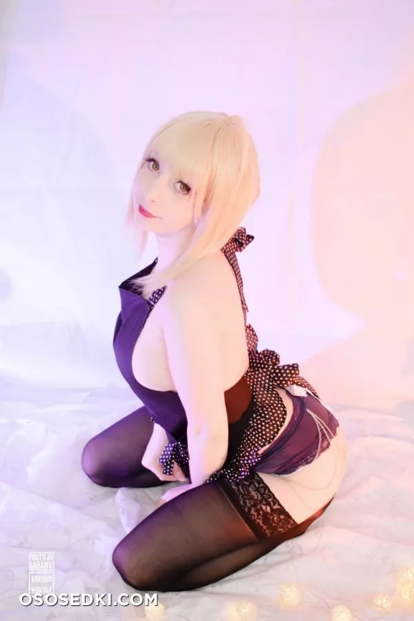 Mikomi Hokina - Saber apron cosplay set (Fate) - Photo 7