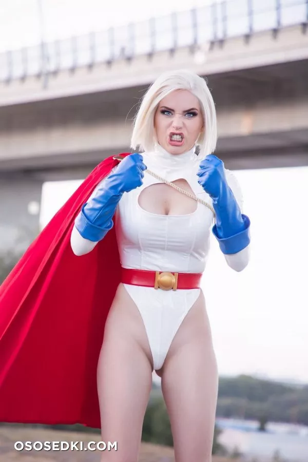 Nichameleon - Power girl (DC) patreon cosplay set - Photo 4