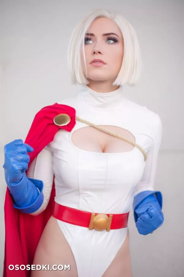 Nichameleon - Power girl (DC) patreon cosplay set - Photo 24