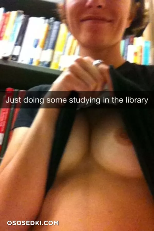 Dirty Snapchat in the School Library ;) - Photo 2
