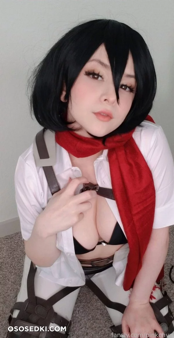 Pinkchyu - Mikasa nude. Onlyfans, Patreon leaked 26 nude photos