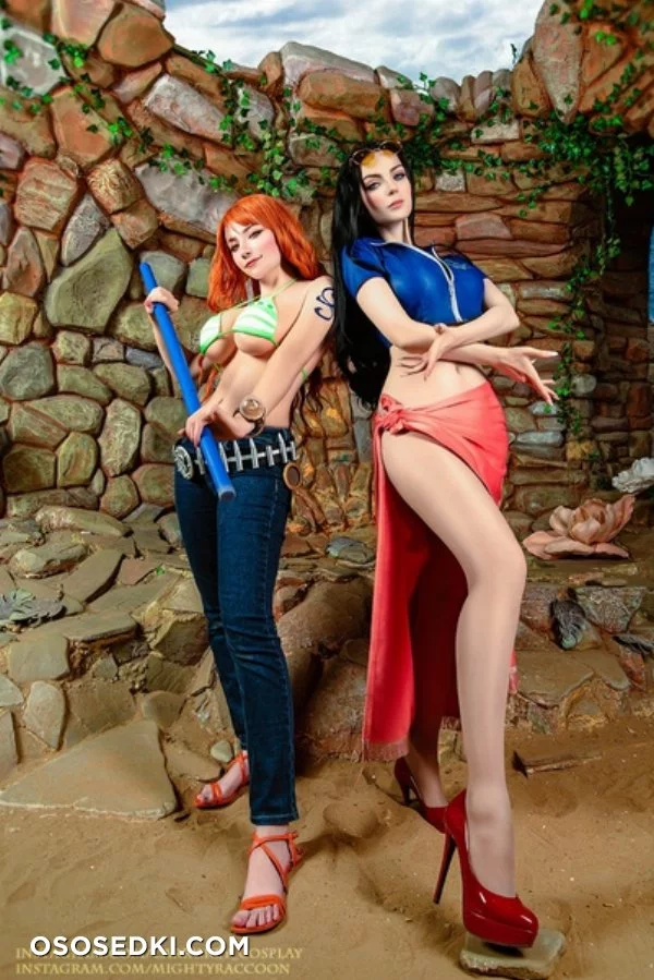 COSPLAY: One Piece, Nami & Robin nude. Onlyfans, Patreon leaked 4 nude photos