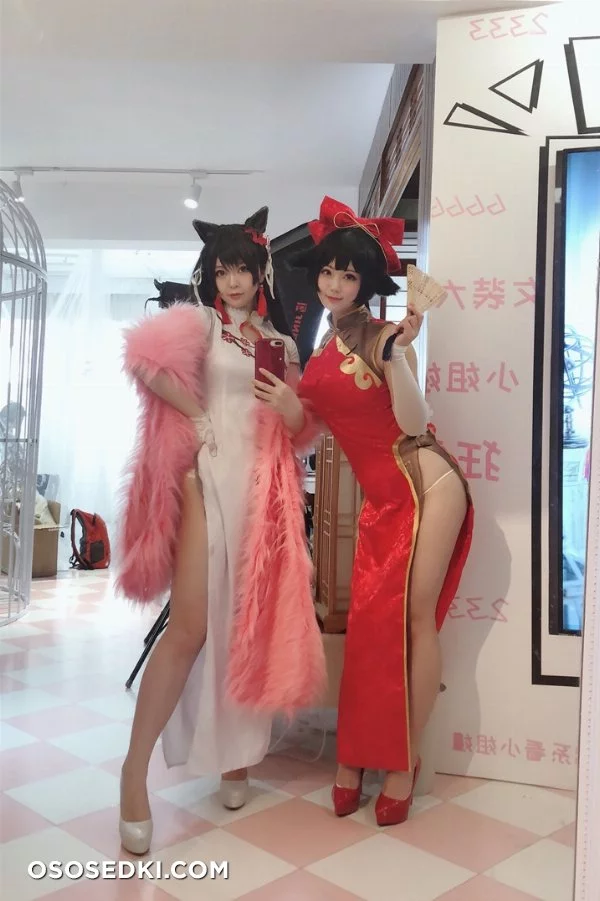 [半半子 Banbanko、婉Yue]アズールレーン愛宕x高雄,チャイナ服 nude. Onlyfans, Patreon leaked 35 nude photos