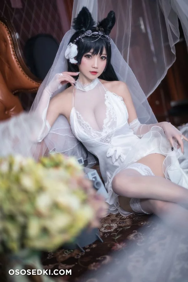 [CosPlay美女] 鬼畜瑶- 爱宕花嫁 nude. Onlyfans, Patreon leaked 14 nude photos